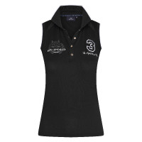 Mouwloos poloshirt Favouritas Tech HV Polo Zwart