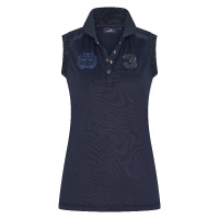 Mouwloos poloshirt Favouritas Tech Luxury HV Polo Marineblauw