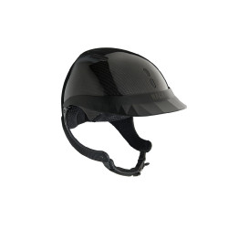 Paardrijhelm NACA Gravity XP carbon Glanzend zwart carbon