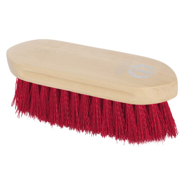 Imperial Riding Dandy harde nylon borstel met gelakt houten rug Tango Rood Imperial Riding Dandy harde nylon borstel met gelakt houten rug Tango Rood