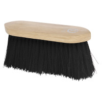 Imperial Riding Dandy borstel nylon lange haren met houten rug v Zwart
