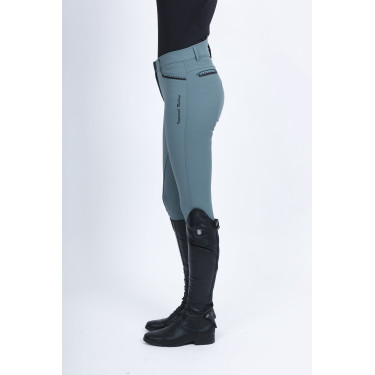 Rijbroek Imperial Riding El Capone high waist FullGrip Donkergroen Blauw