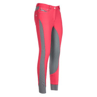 Pantalon d'equitation Euro-Star Laureta FullGrip femme Lychee