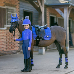 LeMieux Loire Dressuur Junior Zadeldek Bluebell Blauw