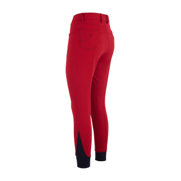 Paardrijbroek Easy Rider Evita FullGrip Rood Paardrijbroek Easy Rider Evita FullGrip Rood