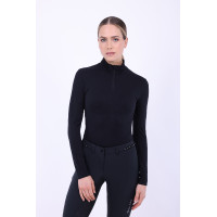 Top met halve rits Euro-Star Maggy Magnet mengeling Grijs Top met halve rits Euro-Star Maggy Magnet mengeling Grijs