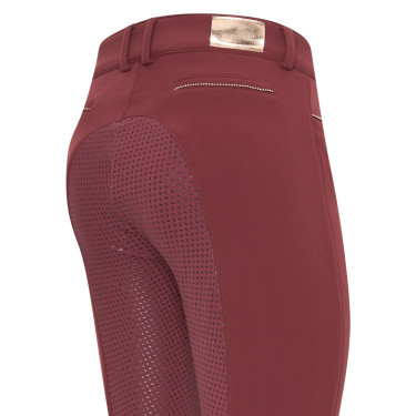 Rijbroek Euro-Star Arielle Fashion FullGrip Zinfadel Bordeaux