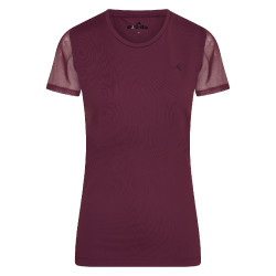 T-shirt Euro-Star Vittoria Donker bes Rood T-shirt Euro-Star Vittoria Donker bes Rood