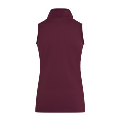 Mouwloze polo Euro-Star Carmella Donker bes Rood Mouwloze polo Euro-Star Carmella Donker bes Rood
