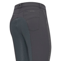 Euro-Star Indigo Diam Softshell FullGrip rijbroek Periscoop Grijs