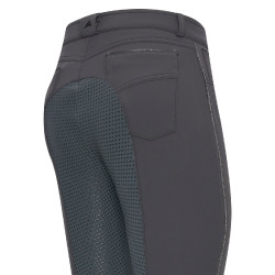Euro-Star Indigo Diam Softshell FullGrip rijbroek Periscoop Grijs Euro-Star Indigo Diam Softshell FullGrip rijbroek Periscoop Grijs