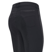 Euro-Star Indigo Diam Softshell FullGrip rijbroek Zwart
