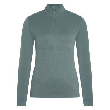 Top met halve rits Euro-Star Maggy Donkere castor Blauw Top met halve rits Euro-Star Maggy Donkere castor Blauw