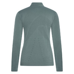 Top met halve rits Euro-Star Maggy Donkere castor Blauw Top met halve rits Euro-Star Maggy Donkere castor Blauw