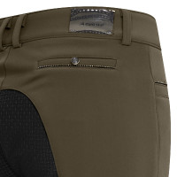 Rijbroek Euro-Star Arielle Snow FullGrip Olijfkleurig Groen