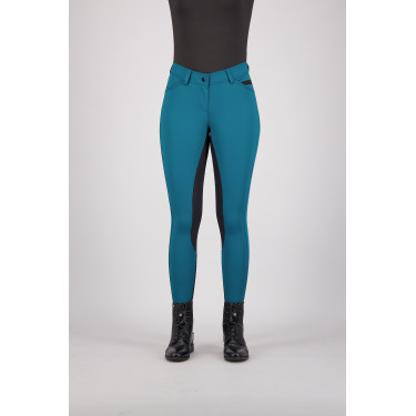 Euro-Star Arista Fashion FullGrip rijbroek Groenblauw