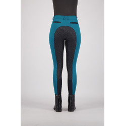 Euro-Star Arista Fashion FullGrip rijbroek Groenblauw