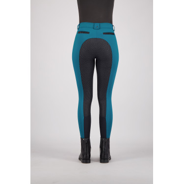 Euro-Star Arista Fashion FullGrip rijbroek Groenblauw