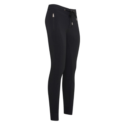 Euro-Star Athleisuremen FullGrip heren rijbroek Zwart