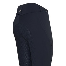 Rijbroek Euro-star Equitation Queen Diamond FullGrip zomer Marineblauw