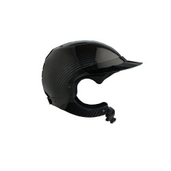 Paardrijhelm NACA Gravity XP carbon Glanzend zwart carbon