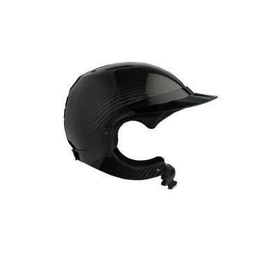 Paardrijhelm NACA Gravity XP carbon Glanzend zwart carbon