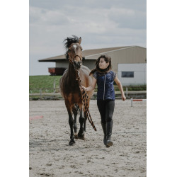 Mouwloos vest Equithème Luna kind