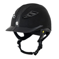 Back on Track® EQ3 Lynx Microfibre/Strass Cap Zwart