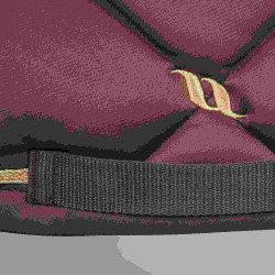 Zadeldek Dressuur Night Collection Back On Track Koffie Bruin