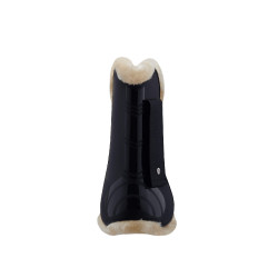 Caliber Horze peesbeschermers met schapenvacht Caliber Horze peesbeschermers met schapenvacht