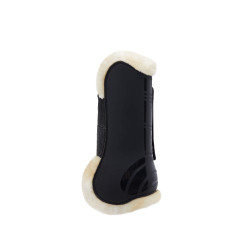 Caliber Horze peesbeschermers met schapenvacht Caliber Horze peesbeschermers met schapenvacht