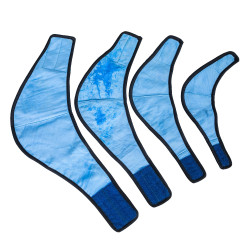 Verkoelende bandana Cool on Track Back on Track Blauw Verkoelende bandana Cool on Track Back on Track Blauw