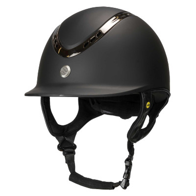 EQ3 Pardus gladde helm Back on Track met draaiknop Zwart