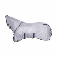 Vliegendeken Back on Track Buzter met hals Oud model zilver