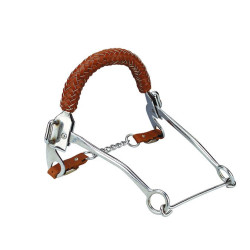 Hackamore Gevlochten Leren Neusriem Feeling Hackamore Gevlochten Leren Neusriem Feeling