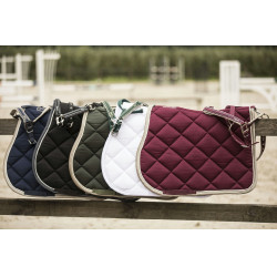 Tapis de selle Lami-Cell Elegance Bordeaux / champagne