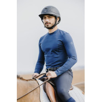 T-shirt Equithème Will lange mouwen Marineblauw T-shirt Equithème Will lange mouwen Marineblauw