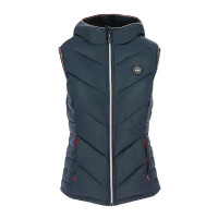 Mouwloze bodywarmer Equithème Lea Zwart