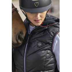 Mouwloze bodywarmer Equithème Lea Zwart