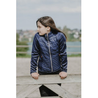 Hybride jas Equithème Olivia kind Marineblauw
