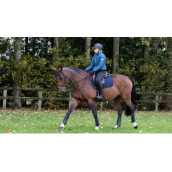 LeMieux GP Vierkant Katoen Zadeldek Marineblauw LeMieux GP Vierkant Katoen Zadeldek Marineblauw