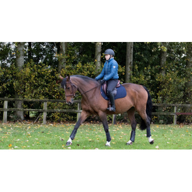 LeMieux GP Vierkant Katoen Zadeldek Marineblauw LeMieux GP Vierkant Katoen Zadeldek Marineblauw