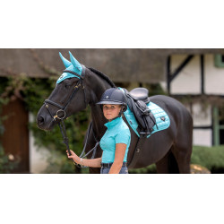 LeMieux Loire Classic Close Contact Square zadeldek Azur Blauw