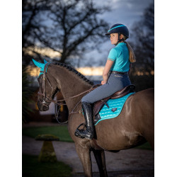 LeMieux Loire Classic Close Contact Square zadeldek Azur Blauw