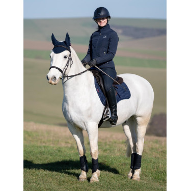 LeMieux Suede GP Vierkant Zadeldek Marineblauw