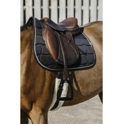 Zadeldekje Equithème Shiny Zwart