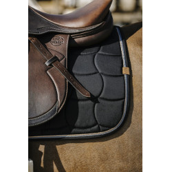 Zadeldekje Equithème Shiny Zwart