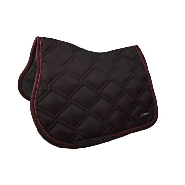Tapis de selle Lami-Cell Aurora Bordeaux