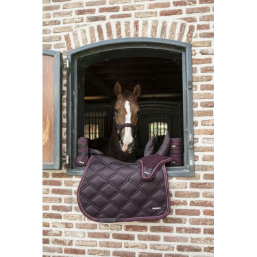 Tapis de selle Lami-Cell Aurora Bordeaux