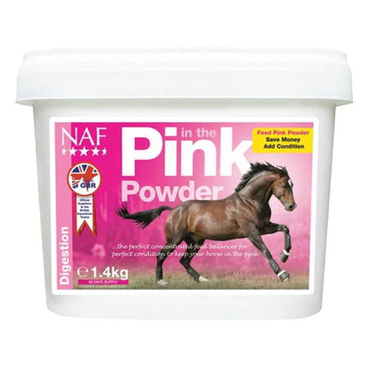 In het roze poeder NAF